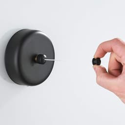 waslijn, wandmontage, uittrekken, roestvrijstalen waslijn voor hotel, badkamer, wasruimte, 3 meter, zware belasting (zwart) — thumbnail 4