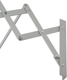 Solidchoice - Uittrekbare Wanddroger van Aluminium, 1 m — thumbnail 4