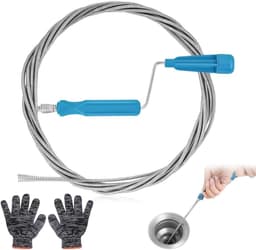 Efficiënte Spiralen voor Afvoerreiniging 6mm x 3m, Universele Ontstopper voor Toiletten en Badkuipen, Ideaal voor Verstopte Afvoeren en Pijpen — thumbnail 1