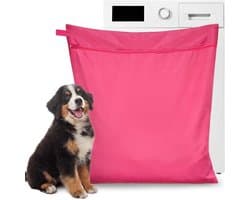 Waszak voor dierenhaar van scheurbestendig polyester, 70 x 60 cm, ideaal voor beddengoed en delicate huisdieren, met anti-drop rits en fijn gaas voor optimale bescherming