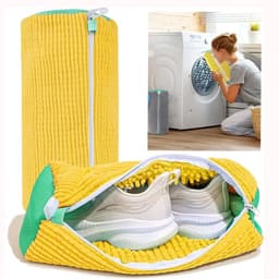 Herbruikbare waszakken voor schoenen: 360 graden bescherming voor delicate stoffen, trainers en alle schoenmaten, ideaal voor de wasmachine en schoenen droger — thumbnail 2