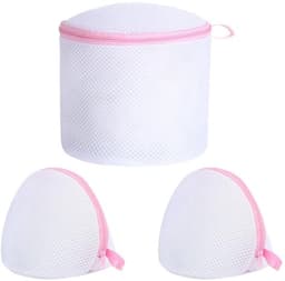Herbruikbare beha_waszakken - Dailygoods 3 stukken - Meshstruktuur — thumbnail 1