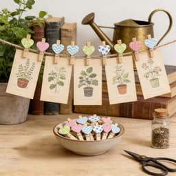 Mini Wasknijpers Hartvorm - Kleine Houten Knijpers - Foto's Ophangen - Romantische Hartvorm - 30 stuks - Meerkleurig — thumbnail 4
