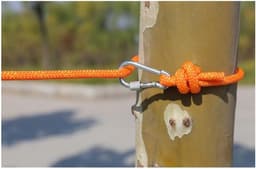 Outdoor Waslijn - Drogen Touw - Kleding Drogen - Met Spansysteem - 20 Meter - Zwart — thumbnail 2