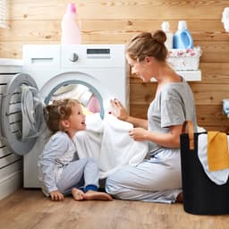 Wasmand voor kinderkamer - Antraciet vilt - 1 stuk — thumbnail 4