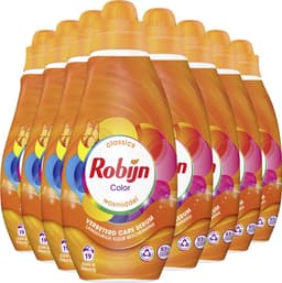 Robijn Klein & Krachtig Classics Vloeibaar Wasmiddel - Color - met Care Serum - 8 x 19 wasbeurten — thumbnail 2