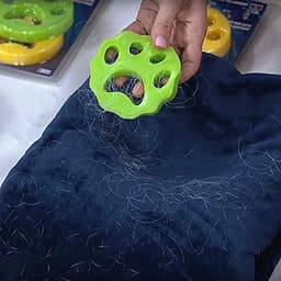 Narimano® -haarverwijderaar voor de wasmachine, herbruikbaar voor het verwijderen van haar-Wasmachine reinigingsgereedschap voor honden, katten, dierenharen, kleding, beddengoed — thumbnail 2