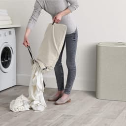 Equivera Wasmand 3 Vakken - Wassorteerder - Driedelige Wasmand - Organizer Kleding - Laundry Basket - Wasbox — thumbnail 3