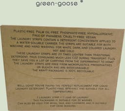 Sheetz by green-goose® Wasstrips | Ongeparfumeerd | 32 Vellen | Plastic-vrij | Vegan | Duurzaam | Wasmiddelvervanger — thumbnail 2