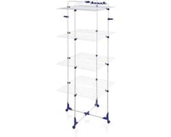 Leifheit droogtoren classic 450 - 45 m drooglente - met wieltjes - incl. houders voor kledinghangers