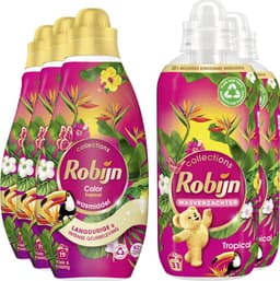 Robijn Perfect Match Wasmiddel en Wasverzachter Pakket - Tropical - voor langdurige kleurbescherming - set van 5 (60 wasbeurten) — thumbnail 2