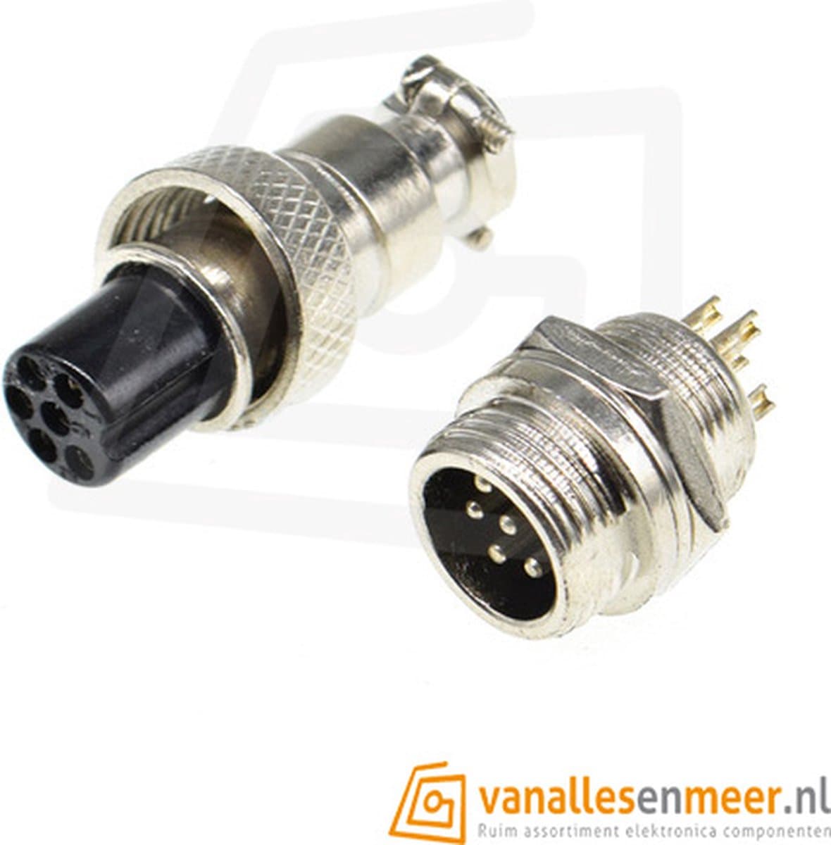 GX20-6 CONNECTOR, 6 PINS — afbeelding 1