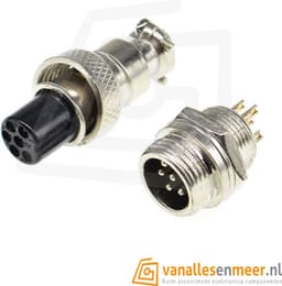 GX20-6 CONNECTOR, 6 PINS — thumbnail 1