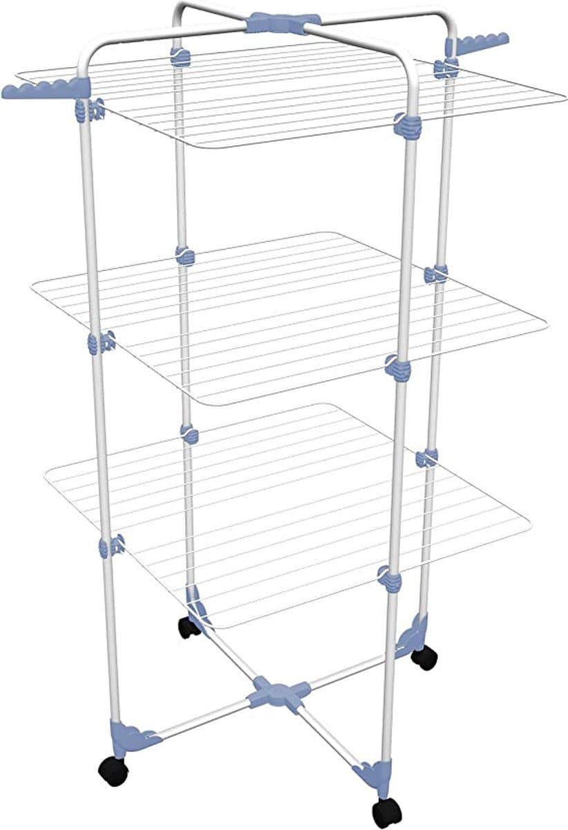 Droogrek voor binnen, wasrek / collapsible laundry rack - opvouwbaar — afbeelding 1