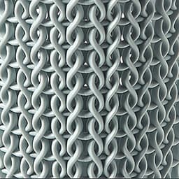 Curver Knit Wasmand met deksel - 57 l - Set van 2 - Misty Blue — thumbnail 5