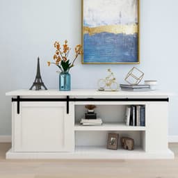 vidaXL - Ophangset - voor - minischuifdeur - 183 - cm - koolstofstaal — thumbnail 2