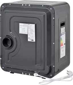 Re-purelife® Compacte Wasdroger met UV-Desinfectie - 6 Programma's - 3-4 kg Capaciteit - Geschikt voor Opbouw of Opstelling - Stille Werking & Helder LED-Display - Grijs — thumbnail 4