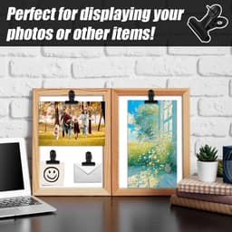 30 Stuks Duwpinklemmen - Stevige Drukknop Clips voor Poster en Foto's - Geschikt voor Kurkbord, Prikbord en Fotowand - Zwart — thumbnail 3