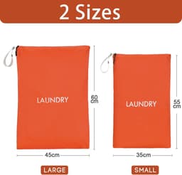 MTTproducts- Reiswaszak waterdicht - Waszak groot - Opvouwbare wasopbergtas - 2 stuks - Ritssluiting - Voor reizen/vakantie — thumbnail 2