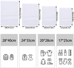 Cosensi- Opbergzakken 16 Stuks - Ruimtebesparende Opbergtassen - Kledingzakken - Compressiezakken - Luchtdichte Zak - Ideaal voor Koffer - Opbergzak — thumbnail 3