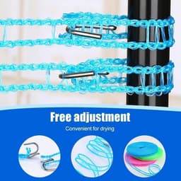 Outdoor Nylon Waslijn 5 Meter - Antislip Winddichte Kledinglijn voor Camping en Terras - 3 Stuks — thumbnail 4