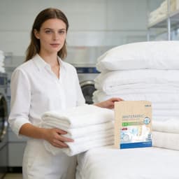 Witte Textielverf - Wasgoed Witmakende Vellen - Kleding Opfrissen - Individueel Verpakt - 10 Vellen - Wit — thumbnail 2