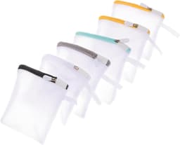 Mini Waszakjes - Mesh Zakken Delicate Waszakken - Kleding Beschermen - Met Ritssluiting - 14.5 x 13 cm - Diverse Kleuren — thumbnail 1