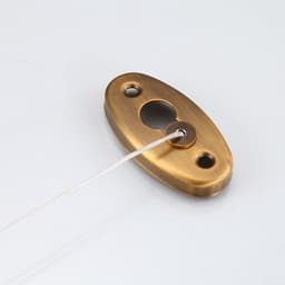 Intrekbare Waslijn - Droogtouw Wandmontage - Was Drogen - 304 Roestvrij Staal - 3 Meter - Goud — thumbnail 4