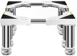 Wasmachine Standaard - Apparaten Onderstel - Apparaten Verhoging - Verstelbare Lengte - 45-65 Cm - Zilver — thumbnail 5