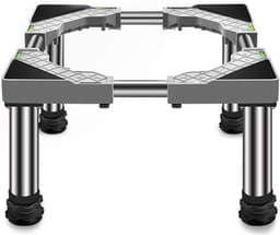 Wasmachine Onderstel - Onderstel Wasmachine - Stabiliseren Wasmachine - Verstelbare Poten - Universeel - Zwart — thumbnail 1
