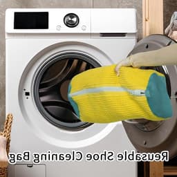 Herbruikbare Waszak voor Schoenen - 4 Stuks, Geschikt voor Wasmachine en Droger, 360° Bescherming voor Sneakers en Sportschoenen, Ideaal voor Canvas en Sportieve Schoenen — thumbnail 3