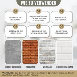 Droogrek Muur - Uittrekbaar Droogrek - Was Drogen - Ruimtebesparend Ontwerp - 4m Drooglijn - Zwart — thumbnail 5