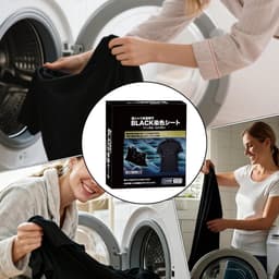 Textielverf - Stoffen Kleur - Kleding Opfrissen - Kleurherstel Technologie - 16 Vellen - Zwart — thumbnail 5