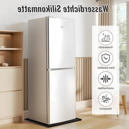Antivibratie mat voor wasmachine en koelkast - Siliconen, antislip, 60x60 cm, rubberen onderlegger met opstaande rand voor extra bescherming — thumbnail 2