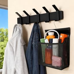 Ophangbare Klemmen Zak - Grote Capaciteit Opbergtas voor Wasgoed, Make-up & Reisaccessoires — thumbnail 2