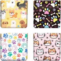 4 Stuks Knijp Coin Purse voor Huisdieren, Schattige Katten en Honden, Ideaal voor Sleutels en Muntjes — thumbnail 1