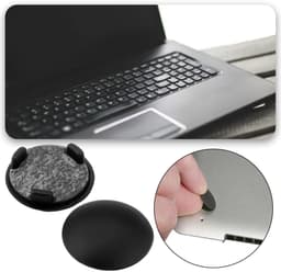 Dailygoods- Rubberen Voetjes 4 Stuks - Antislip Ondersteuning - Compatibel met Surface Laptop 3/4/5 - Duurzaam Materiaal - Diameter 8,5 mm - Laptopvoetjes — thumbnail 2