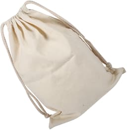 Dailygoods- Waszak Dikke Canvas Katoenen Tas - Opbergtas voor Wasgoed - Huishoudelijke Waszak - Trekkoordsluiting - 22 * 28 cm - Biologisch Materiaal — thumbnail 4