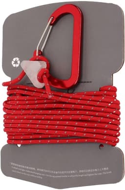 Dailygoods- Waslijn Fluorescerend - Verstelbare Lengte - Camping Waslijn - Reflecterende Staaldraad - Multifunctioneel - Clip Haak Ontwerp - Ophangtouw — thumbnail 2