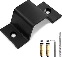 Grondanker Beveiliging - Vloeranker Muuranker - Voertuig Beveiligen - Inclusief Carbide Boor - 2x 16mm Ankerpunten - Zwart — thumbnail 1