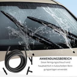 Dailygoods- Ruitensproeierventiel 400 cm - Reparatieset - Slang - 30 Stuks Aansluitstukken - Rubber/ABS - Eenvoudig te installeren - Ruitensproeier — thumbnail 4
