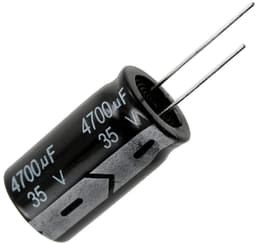 Dailygoods - Electrolytische Condensator 35V/4700uF - Aluminium Capacitor 18x32mm — thumbnail 2