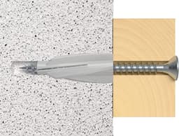 Betonpluggen - Gasbeton ankers - Bevestigen in muur - Duitse goedkeuring - 4 stuks - Nylon — thumbnail 4