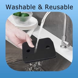 3 plintfilters vervanging geschikt voor alle Miele T1-drogers - plintfilter voor het filteren van pluizen in wasdrogers - vervangingsonderdeel 9164761 — thumbnail 4