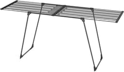 Wasophoogte® Uitschuifbaar Droogrek Zwart – Wasrek 20m – Inklapbaar – Verstelbaar 115–200 cm – Lino — thumbnail 1
