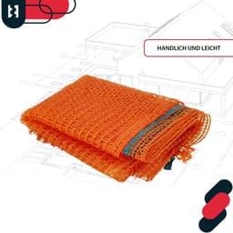 Raschelzak Groente - Aardappelzak Fruitzak - Opslag Transport - Optimale Luchtcirculatie - 35 x 50 cm - Oranje — thumbnail 4