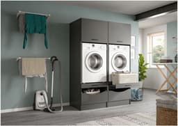 xonox.home Free wasmachine-ombouwset (B/H/D: 133x195x68 cm) in antraciet imitatie — thumbnail 2