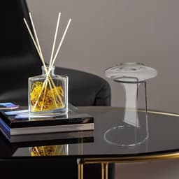 Decanterdroogrek — 20 cm glazen decanterdroger — Gebalanceerde houder — Rubbergecoat, krasbestendig displayrek — Droogrek voor aan de lucht — thumbnail 2