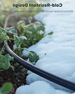 30M Drip Pipe 4-6MM, Lege Distributiepijpen voor Drip Irrigatiesystemen, Zwarte PVC Micro Drip Lijn voor Tuinbewatering, Drip Irrigatie Onderdelen en Tuinaccessoires — thumbnail 2