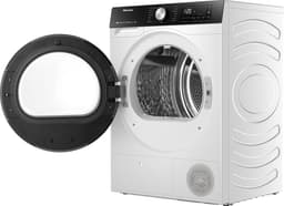 Hisense DH3S902BWCC - Condensdroger - 9 kg - Vrijstaand - Voorbelading - Warmtepomp - Wit - Draaiknop - TouchControl - 63 dB(A) - Ion Refresh - Allergy Care - Auto Dry — thumbnail 4